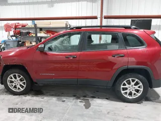 2015 Jeep Cherokee Sport with VIN 1C4PJMAB8FW719652, listed as a IAAI auction lot 41475308 with 247,960 mi miles. Bid and sale history available at carsss.com. Image 14.