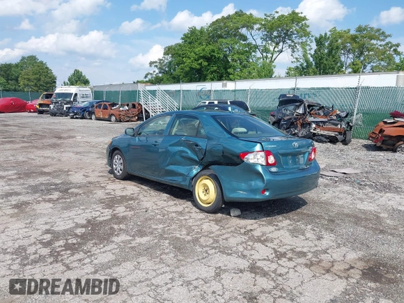 2010 Toyota Corolla with VIN JTDBU4EE9A9105402, listed as a IAAI auction lot 42474598 with 107,070 mi miles and . Bid and sale history available at DreamBid. Image 3.