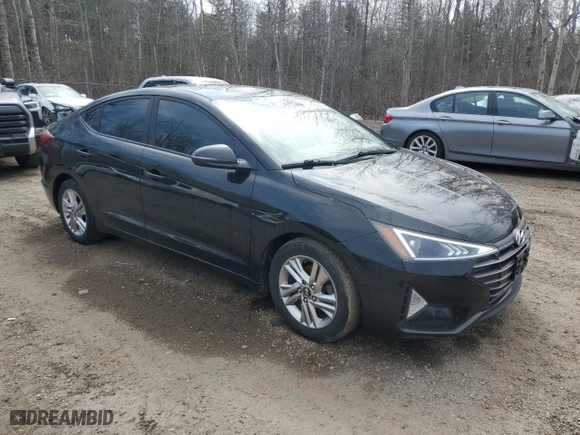 2019 Hyundai Elantra Preferred with VIN KMHD84LF4KU768282, listed as a Copart auction lot 52695345 with 114,602 mi miles and Clean Title. Bid and sale history available at carsss.com. Image 4.