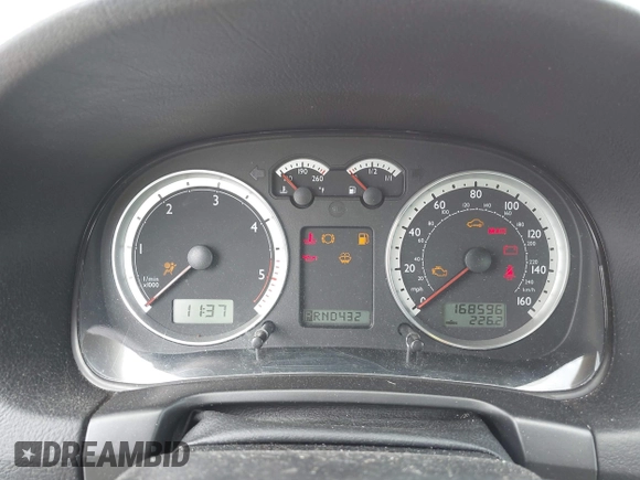 2004 Volkswagen Jetta GLS с VIN WVWSR61J54W189174, выставлен на аукционе IAAI как лот 42441661 с пробегом 168 596 миль миль и . История ставок и продаж доступна на DreamBid. Изображение 7.
