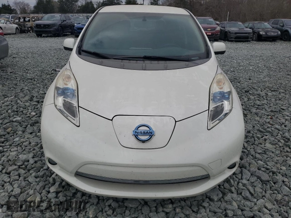 2014 Nissan LEAF SL with VIN 1N4AZ0CP1EC331815, listed as a Copart auction lot 49393085 with 76,817 mi miles and Salvage Title. Bid and sale history available at carsss.com. Image 5.
