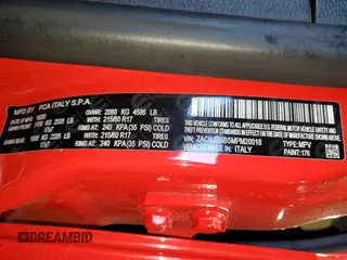 2021 Jeep Renegade Latitude with VIN ZACNJDBB5MPM20018, listed as a Copart auction lot 55626465 with 80,205 mi miles and Clean Title. Bid and sale history available at DreamBid. Image 13.