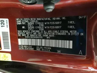 2017 Toyota Sienna XLE Auto Access Seat с VIN 5TDYZ3DC0HS849195, выставлен на аукционе Copart как лот 57524145 с пробегом 78 979 миль миль и Списание • Salvage title. История ставок и продаж доступна на DreamBid. Изображение 13.
