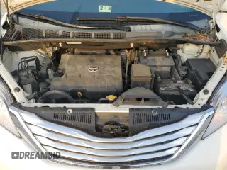 2011 Toyota Sienna XLE with VIN 5TDDK3DC1BS011963, listed as a Copart auction lot 54951565 with 196,868 mi miles and Salvage title. Bid and sale history available at DreamBid. Image 12.