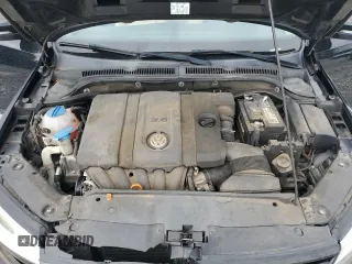 2012 Volkswagen Jetta SE with VIN 3VWDX7AJ3CM114196, listed as a Copart auction lot 61236545 with 128,893 mi miles and Salvage title. Bid and sale history available at DreamBid. Image 11.
