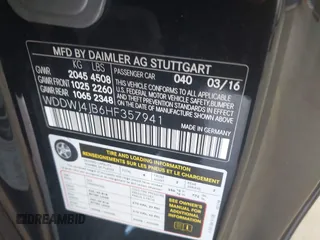 2017 Mercedes-Benz C 300 with VIN WDDWJ4JB6HF357941, listed as a IAAI auction lot 42859210 with 36,529 mi miles and . Bid and sale history available at DreamBid. Image 9.