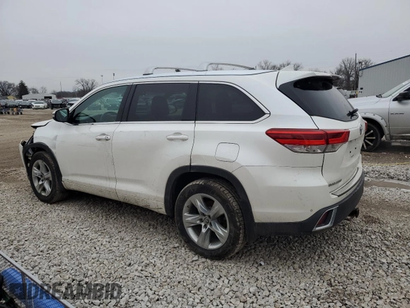 2017 Toyota Highlander Limited with VIN 5TDDZRFH7HS388832, listed as a Copart auction lot 44431435 with 136,284 mi miles and Salvage title. Bid and sale history available at DreamBid. Image 2.