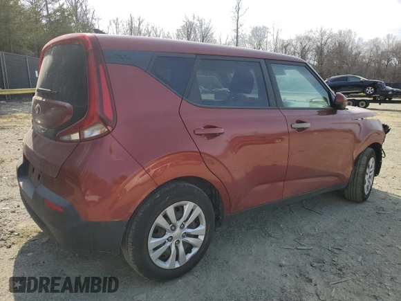 2020 Kia Soul LX with VIN KNDJ23AU9L7033916, listed as a Copart auction lot 46785245 with 102,994 mi miles and Salvage Title. Bid and sale history available at carsss.com. Image 3.