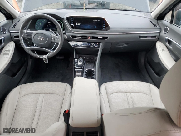 2023 Hyundai Sonata Hybrid Limited with VIN KMHL54JJ2PA055708, listed as a Copart auction lot 45769345 with 32,444 mi miles and Salvage Title. Bid and sale history available at carsss.com. Image 8.
