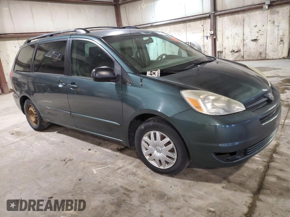 2005 Toyota Sienna CE z VIN 5TDZA23C15S354197, wystawiony jako Copart lot #60170255 z przebiegiem 296 696 mil mil oraz Czysty tytuł • Clean title. Historia ofert i sprzedaży dostępna na DreamBid. Obrazek 4.
