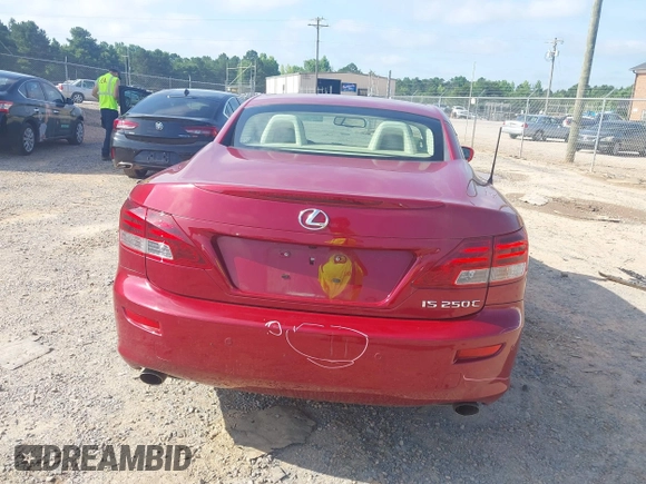 2014 Lexus IS 250 C with VIN JTHFF2C21E2531283, listed as a IAAI auction lot 42498792 with 37,399 mi miles and . Bid and sale history available at DreamBid. Image 16.