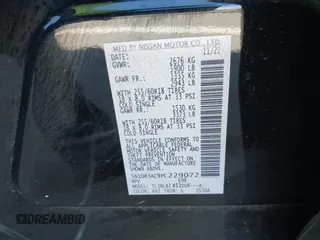 2023 Nissan Pathfinder S with VIN 5N1DR3AC9PC229072, listed as a IAAI auction lot 41767676 with 41,813 mi miles and . Bid and sale history available at DreamBid. Image 9.