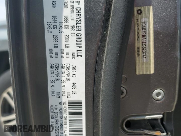 2014 Jeep Patriot Altitude z VIN 1C4NJPBA1ED523741, wystawiony jako Copart lot #59287135 z przebiegiem 194 757 mil mil oraz Szkoda całkowita • Salvage title. Historia ofert i sprzedaży dostępna na DreamBid. Obrazek 13.