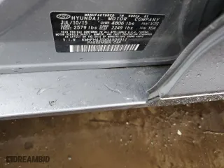 2016 Hyundai Azera Limited with VIN KMHFH4JGXGA509311, listed as a Copart auction lot 66804554 with 101,268 mi miles and Salvage Title. Bid and sale history available at carsss.com. Image 12.