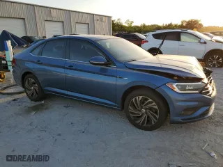 2019 Volkswagen Jetta SEL Premium with VIN 3VWG57BU2KM174450, listed as a Copart auction lot 51599865 with 45,118 mi miles and Non Repairable. Bid and sale history available at carsss.com. Image 4.