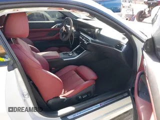 2024 BMW 4 Series M440i with VIN WBA83AP0XRCN55018, listed as a IAAI auction lot 41688648 with 19,199 mi miles. Bid and sale history available at carsss.com. Image 5.
