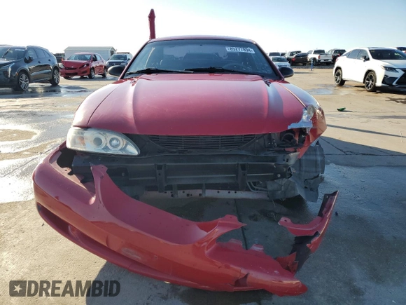 1996 Ford Mustang with VIN 1FALP4041TF234741, listed as a Copart auction lot 85277894 with 113,353 mi miles and Salvage Title. Bid and sale history available at carsss.com. Image 5.