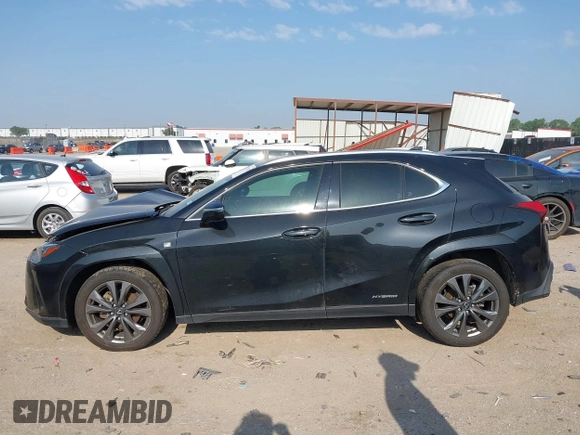 2022 Lexus UX 250h F Sport with VIN JTHR9JBHXN2058276, listed as a IAAI auction lot 42320129 with 83,439 mi miles and . Bid and sale history available at DreamBid. Image 14.