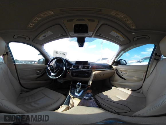 2015 BMW 3 Series 328i with VIN WBA3A5C55FF607013, listed as a IAAI auction lot 41527827 with 80,000 mi miles. Bid and sale history available at carsss.com. Image 18.