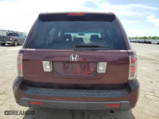 2007 Honda Pilot EX with VIN 5FNYF28437B008321, listed as a Copart auction lot 53106255 with 274,603 mi miles and Salvage Title. Bid and sale history available at carsss.com. Image 6.