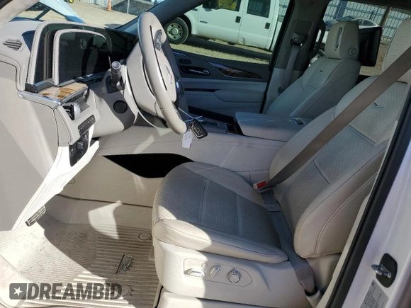 2021 Cadillac Escalade Sport Platinum with VIN 1GYS4GKL7MR309313, listed as a Copart auction lot 89160815 with 33,540 mi miles and Salvage title. Bid and sale history available at DreamBid. Image 7.