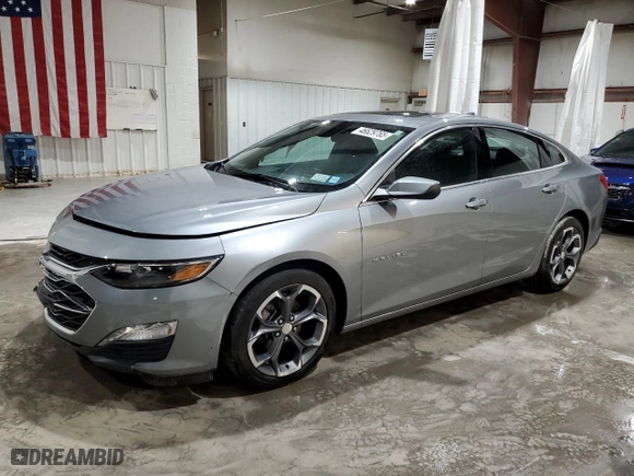 2024 Chevrolet Malibu LT with VIN 1G1ZD5ST5RF114028, listed as a Copart auction lot 46629765 with 31,513 mi miles and Salvage Title. Bid and sale history available at carsss.com. Image 1.