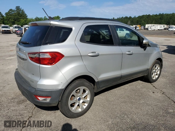2019 Ford EcoSport SE with VIN MAJ3S2GE2KC308248, listed as a Copart auction lot 56248615 with 96,898 mi miles and Clean Title. Bid and sale history available at DreamBid. Image 3.