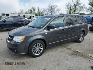 2014 Dodge Grand Caravan SXT 30th Anniversary with VIN 2C4RDGCG4ER285294, listed as a Copart auction lot 52109205 with 196,331 mi miles and Salvage Title. Bid and sale history available at DreamBid. Image 1.