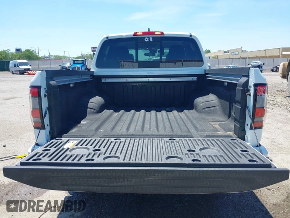 2024 Nissan Frontier SV with VIN 1N6ED1EJ0RN634679, listed as a IAAI auction lot 42075250 with 2,296 mi miles and . Bid and sale history available at DreamBid. Image 17.