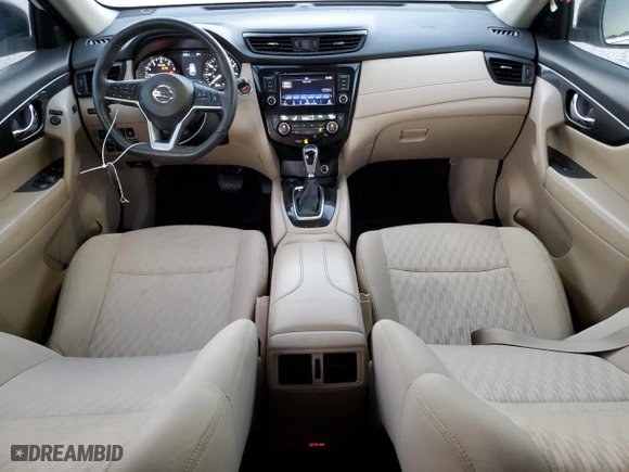 2019 Nissan Rogue SV with VIN 5N1AT2MT3KC792542, listed as a Copart auction lot 46987845 with 95,152 mi miles and Salvage Title. Bid and sale history available at carsss.com. Image 8.