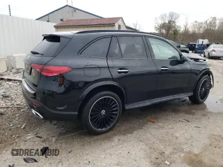 2024 Mercedes-Benz GLC with VIN W1NKM4GB8RF229430, listed as a Copart auction lot 78888904 with 0 mi miles and Salvage Title. Bid and sale history available at carsss.com. Image 3.