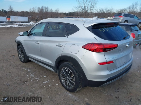 2019 Hyundai Tucson Ultimate with VIN KM8J3CAL7KU901928, listed as a IAAI auction lot 41387537 with 20,448 mi miles. Bid and sale history available at carsss.com. Image 3.