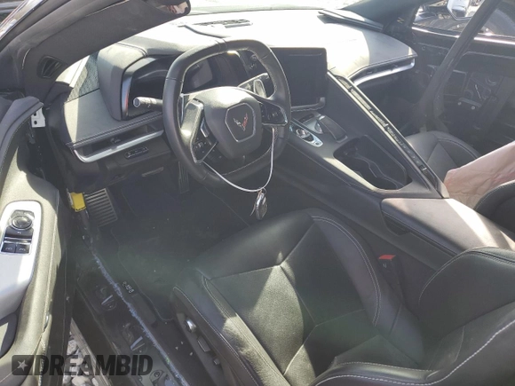 2022 Chevrolet Corvette 2LT with VIN 1G1YB2D45N5120398, listed as a Copart auction lot 43359035 with 0 mi miles and Salvage Title. Bid and sale history available at carsss.com. Image 8.