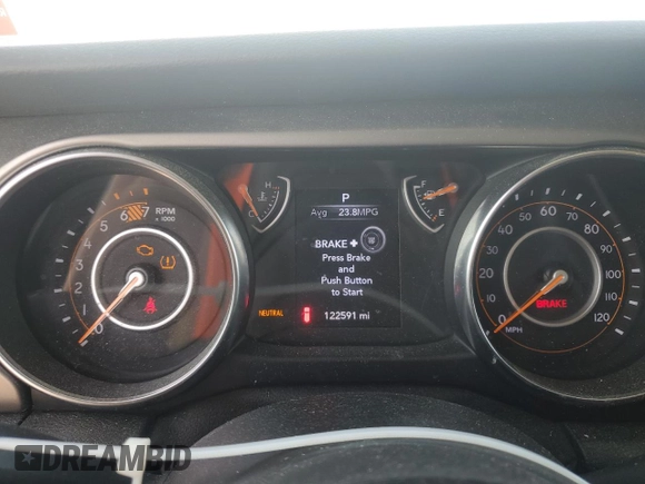 2020 Jeep Wrangler Unlimited Sport S с VIN 1C4HJXDN2LW113951, выставлен на аукционе Copart как лот 58082405 с пробегом 122 591 миль миль и Списание • Salvage title. История ставок и продаж доступна на DreamBid. Изображение 9.