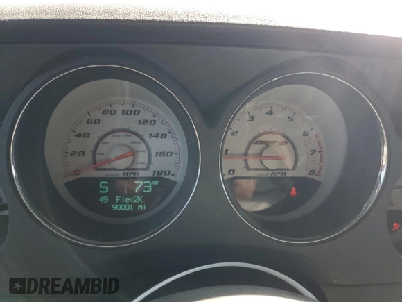 2014 Dodge Challenger SRT-8 z VIN 2C3CDYCJ7EH139280, wystawiony jako Copart lot #53260185 z przebiegiem 90 001 mil mil oraz Szkoda całkowita • Salvage title. Historia ofert i sprzedaży dostępna na DreamBid. Obrazek 9.