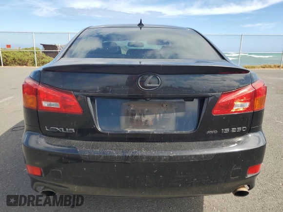 2008 Lexus IS 250 z VIN JTHCK262685026403, wystawiony jako Copart lot #61600065 z przebiegiem 153 351 mil mil oraz Czysty tytuł • Clean title. Historia ofert i sprzedaży dostępna na DreamBid. Obrazek 6.