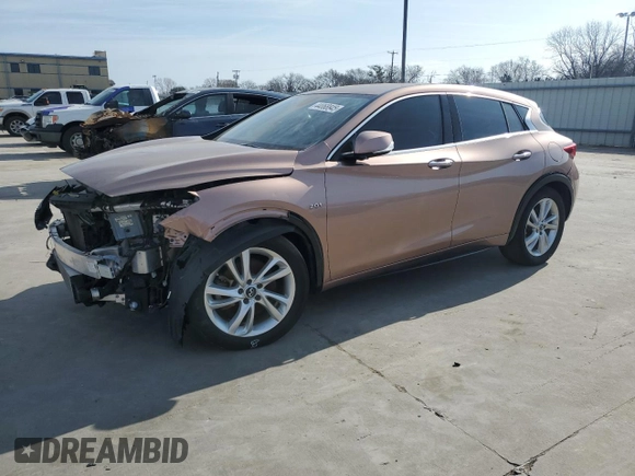 2018 Infiniti QX30 Premium with VIN SJKCH5CP7JA049216, listed as a Copart auction lot 44068845 with Not provided miles and Salvage title. Bid and sale history available at DreamBid. Image 1.