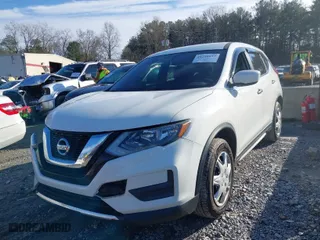 2017 Nissan Rogue SV with VIN JN8AT2MT9HW130772, listed as a IAAI auction lot 41299627 with 128,172 mi miles. Bid and sale history available at carsss.com. Image 2.