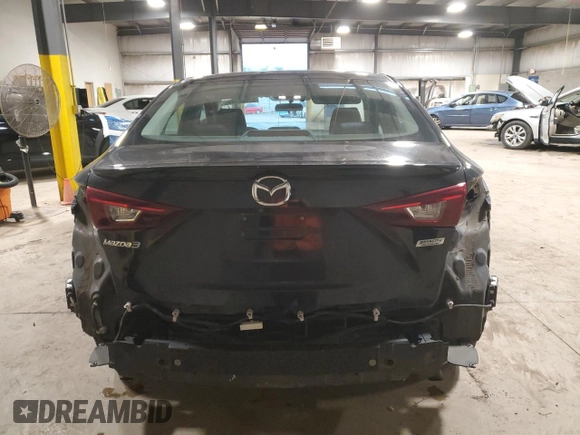 2016 Mazda 3 i Touring with VIN 3MZBM1V74GM254520, listed as a Copart auction lot 62966185 with 99,381 mi miles and Salvage title. Bid and sale history available at DreamBid. Image 6.