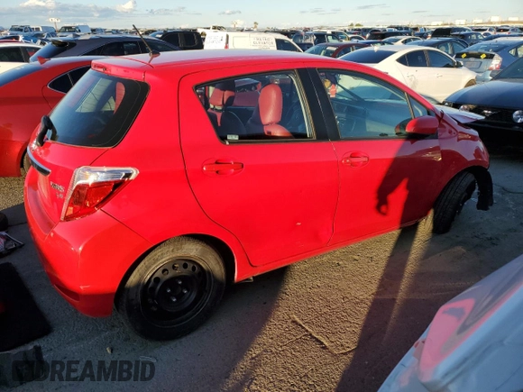 2014 Toyota Yaris L with VIN VNKKTUD34EA008106, listed as a Copart auction lot 44619425 with 205,544 mi miles and Salvage Title. Bid and sale history available at carsss.com. Image 3.
