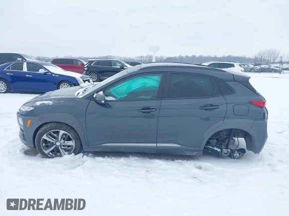 2018 Hyundai Kona Ultimate with VIN KM8K53A5XJU067989, listed as a IAAI auction lot 41564887 with 49,025 mi miles. Bid and sale history available at carsss.com. Image 15.