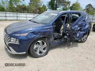 2021 Hyundai Santa Fe SEL z VIN 5NMS64AJ7MH340032, wystawiony jako Copart lot #53562255 z przebiegiem 56 246 mil mil oraz Szkoda całkowita • Salvage title. Historia ofert i sprzedaży dostępna na DreamBid. Obrazek 1.