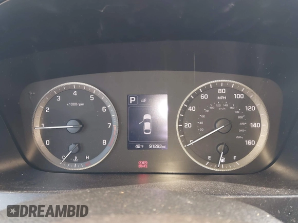 2017 Hyundai Sonata SE with VIN 5NPE24AF1HH493180, listed as a IAAI auction lot 41972109 with 91,293 mi miles and . Bid and sale history available at DreamBid. Image 7.