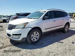 2016 Chevrolet Traverse LS z VIN 1GNKRFED4GJ329471, wystawiony jako Copart lot #53105805 z przebiegiem 182 847 mil mil oraz Szkoda całkowita • Salvage title. Historia ofert i sprzedaży dostępna na DreamBid. Obrazek 1.