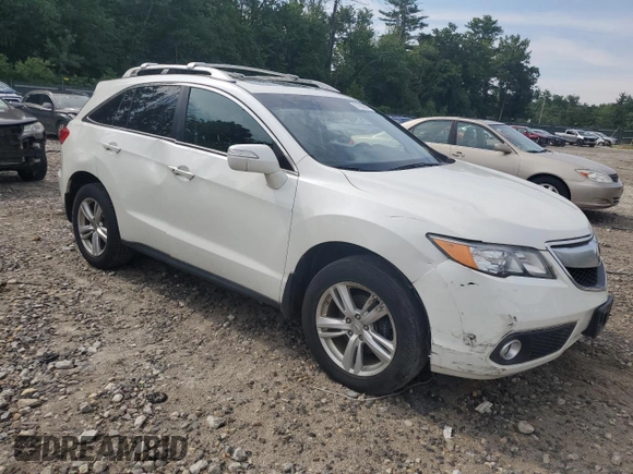 2015 Acura RDX Technology with VIN 5J8TB4H58FL004935, listed as a Copart auction lot 61980864 with 186,319 mi miles and Salvage Title. Bid and sale history available at DreamBid. Image 4.