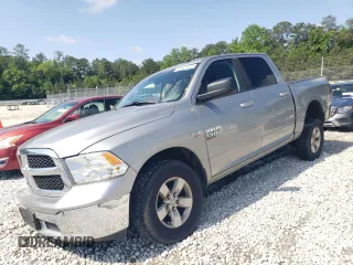 2019 Ram 1500 SLT with VIN 3C6RR7LT6KG695974, listed as a Copart auction lot 56069755 with 75,674 mi miles and Salvage title. Bid and sale history available at DreamBid. Image 1.