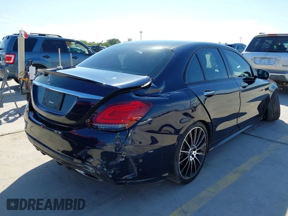 2020 Mercedes-Benz C 300 with VIN 55SWF8DB2LU323828, listed as a IAAI auction lot 42240835 with 74,213 mi miles and . Bid and sale history available at DreamBid. Image 4.