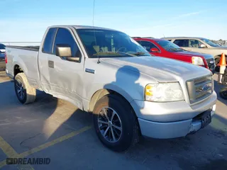 2005 Ford F-150 XL with VIN 1FTRF12WX5NB96780, listed as a IAAI auction lot 41275835 with 144,705 mi miles. Bid and sale history available at carsss.com. Image 1.