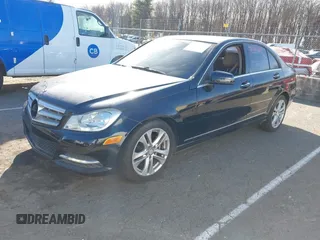 2013 Mercedes-Benz C-Class C 250 Sport with VIN WDDGF4HB8DR269848, listed as a IAAI auction lot 40823352 with 110,439 mi miles. Bid and sale history available at carsss.com. Image 2.