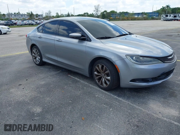 2015 Chrysler 200 S with VIN 1C3CCCBB1FN646524, listed as a IAAI auction lot 42048085 with 108,280 mi miles and . Bid and sale history available at DreamBid. Image 1.